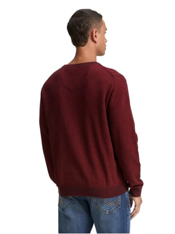 Tom Tailor Pullover STRUCTURED CREWNECK KNIT in Rot