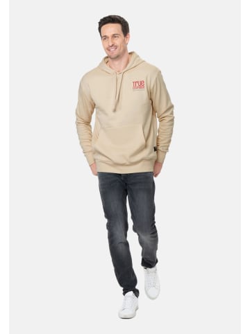 KEY LARGO Hoodie 'True Courage' in beige