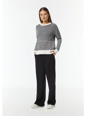 comma CI Strickpullover langarm in Schwarz