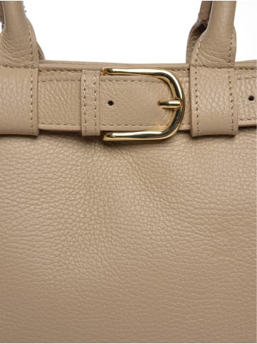 Luisa Vannini Henkeltasche in Taupe