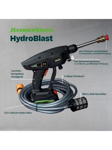 Hammersmith Druckreiniger HydroBlast in Schwarz