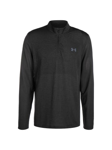 Under Armour Longsleeve Seamless Stride 1/4 Zip in schwarz