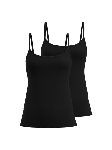 Calida Unterhemd 2er Pack in Schwarz