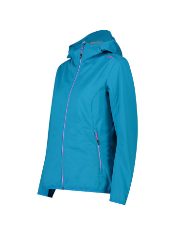 cmp Sofzshelljacke Jacket Fix Hood in Blau