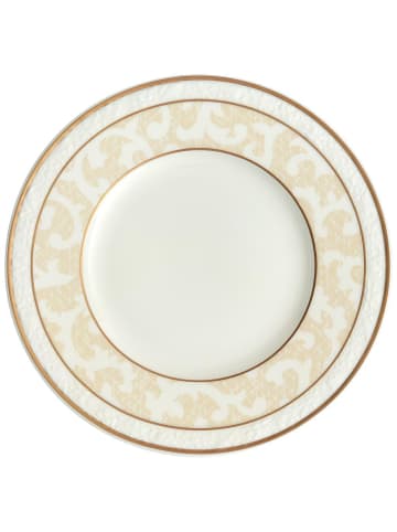 Villeroy & Boch Brotteller Ivoire ø 18 cm in weiß-gold