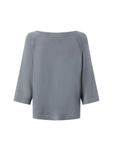 comma Strickpullover in blau - 0002