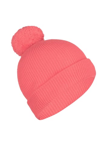 Trollkids Bommelmütze Holmenkollen in coral pink