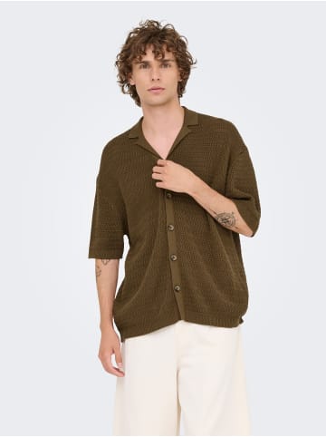 ONLY & SONS Polo in Sepia 1