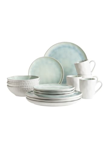 Mäser Kombiservice, Steinzeug Frozen in Grün