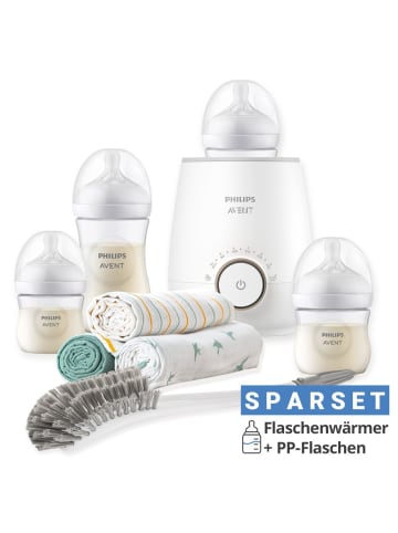 Philips Avent Premium Starter-Set PP Natural 9-tlg. - Babykostwärmer in weiss