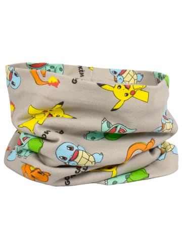Pokemon Pokemon Schlauchschal Pikachu & Co. Halstuch Loop Schal in grau