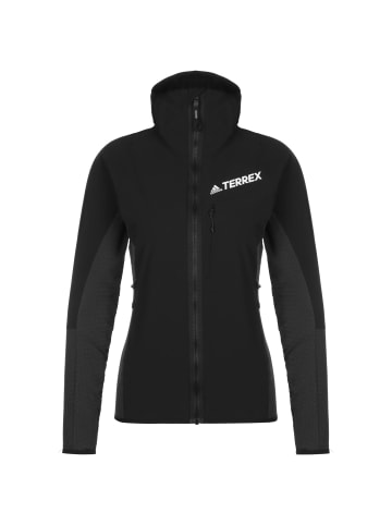 adidas Performance Fleecejacke Techrock Flooce Wind in schwarz