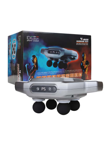 Italian Design MUSKELMASSAGEGERÄT MIT 4 MASSAGEKÖPFEN