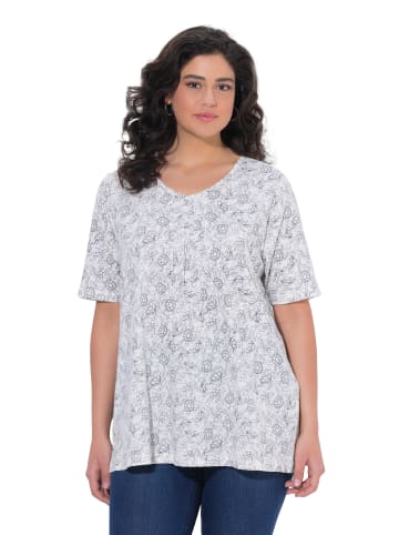 Ulla Popken Shirt in schneeweiß