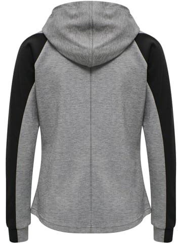 Hummel Hoodie Mit Reißverschluss Hmlessi Zip Hoodie in GREY MELANGE