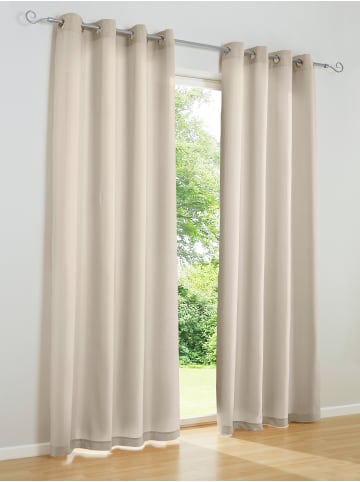 Heine Dekoschal in beige