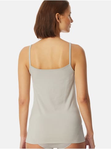 Schiesser Spaghettitop Modal Essentials in sand, grau-jaspe