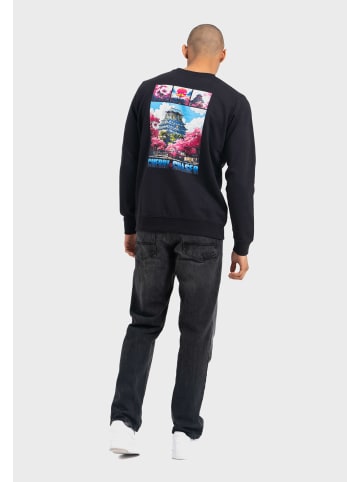 OLDSKULL Sweatshirt Retro Cherry Chaser Logo Graphic in Black
