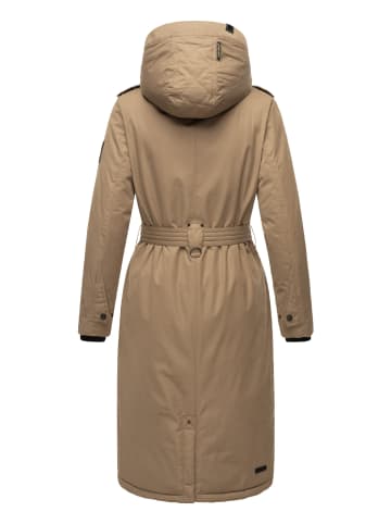 Navahoo Wintermantel Hokulanii in Dark Taupe