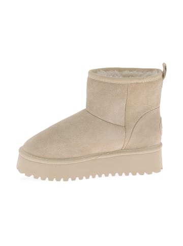 Les Tropéziennes par M Belarbi Chilltop-Lederstiefeletten Beige
