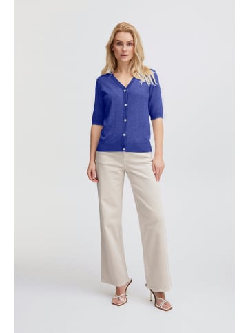 Pulz Strickjacke PZSARA Feminine in Dazzling Blue Melange