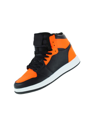 Roadstar Winterschuhe in Schwarz/Orange