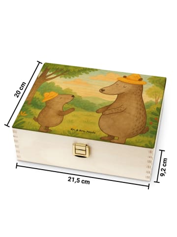 Mr. & Mrs. Panda Teebeutelhalter Bären mit Hut Design ohne Spruch in Weiß