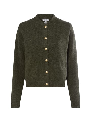 Marie Lund Strickjacke in oliv - 0002