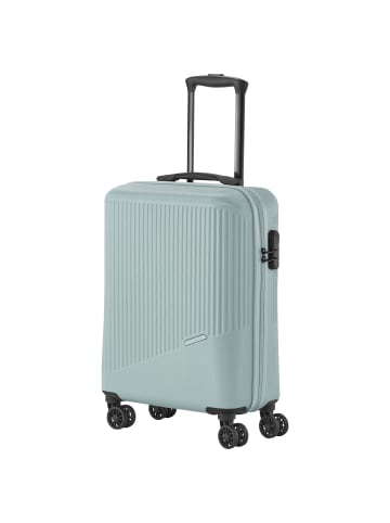 travelite Bali - 4-Rollen-Kabinentrolley S 55 cm (weiß/cognac) in mint