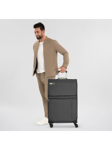 D&N Travel Line 6700 4-Rollen Trolley 70 cm grau