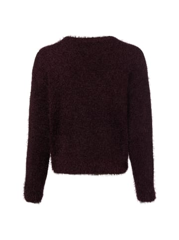 Olsen Strickpullover Cora in aubergine - 0001