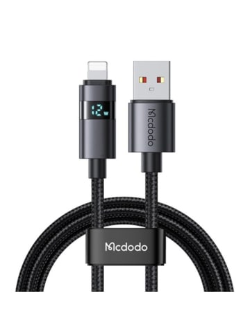Mcdodo Mcdodo CA-6490 USB-A auf Lightning Kabel, 3A, Schnellladen, 1,2?m in Schwarz