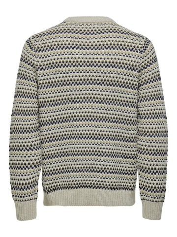 Only&Sons Pullover in Silver Lining