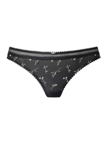 Vivance String in schwarz-geblümt