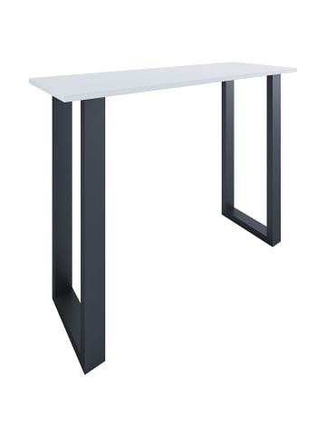 ebuy24 Bartisch Xona schwarz Weiß 140 x 50 cm