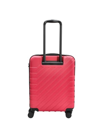 Valentino Bags Starlight - 4-Rollen-Kabinentrolley 54 cm (nero) in fuxia