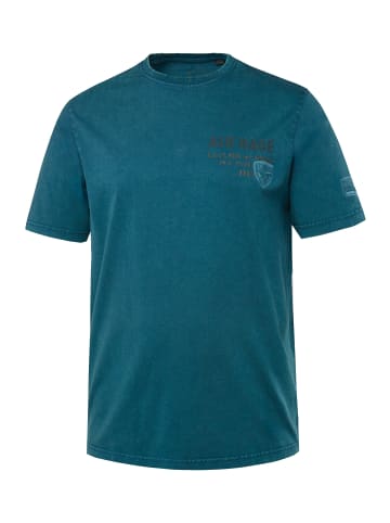 JP1880 Kurzarm T-Shirt in dunkles petrol