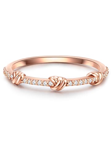 Glanzstücke München Ring Sterling Silber roségold Zirkonia weiß in roségold