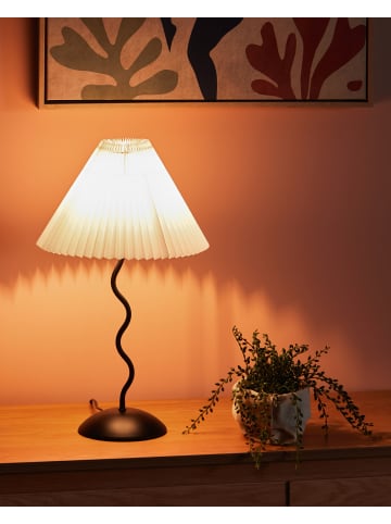 Beliani Tischleuchten JIKAWO in Schwarz/Weiß - (W) 29 x (H) 49 x (L) 29 cm