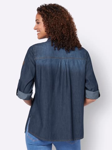 WITT WEIDEN Jeansbluse in blue-stone-washed