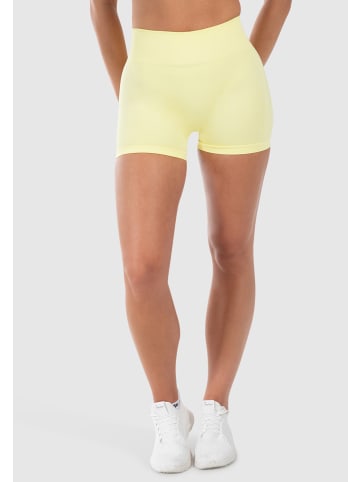 SMILODOX Shorts Cetrina Scrunch in Gelb