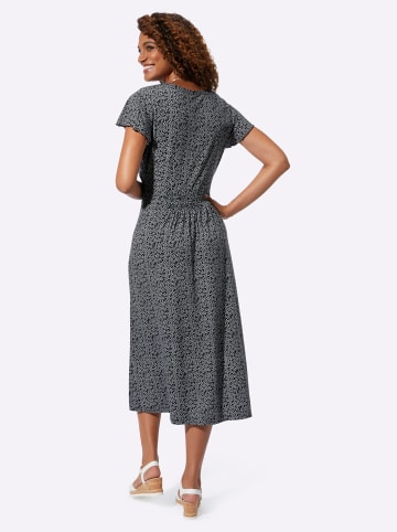 WITT WEIDEN Jersey-Kleid in schwarz-weiß-bedruckt
