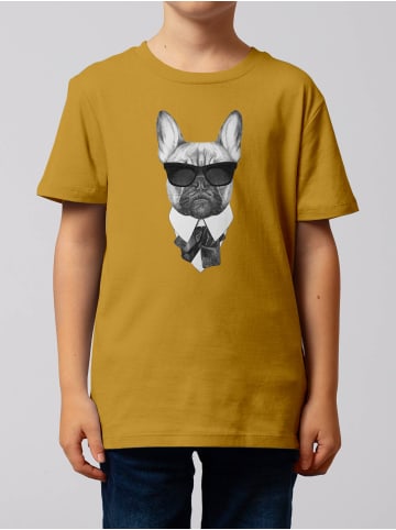 wat? Apparel T-Shirt Ein fescher Hund in Ocker