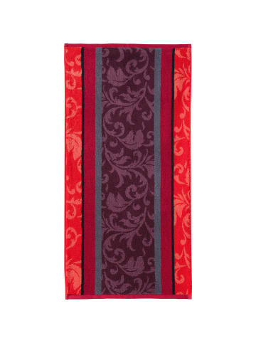 Erwin Müller Jacquard Duschtuch 2er-Pack Ludwigsburg in beere