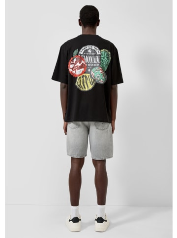 QS T-Shirt in 99D0_schwarz
