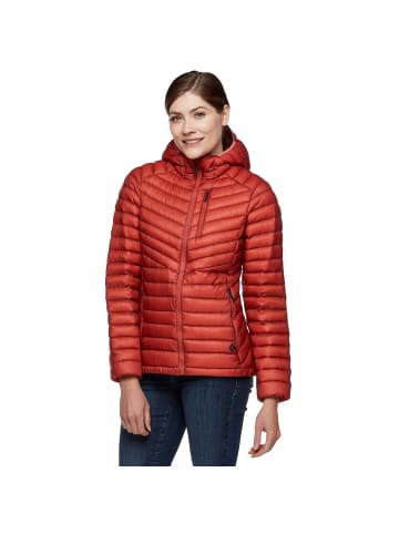 Black Diamond W APPROACH DOWN HOODY in Dunkelrot