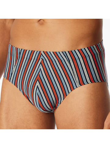 Schiesser 95/5 Baumwolle, Single-Jersey Slip 3er-Pack in marine