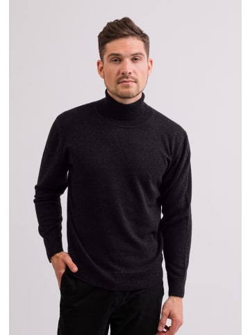 CASH-MERE.CH Rollkragen Pullover in Dunkel Anthrazit