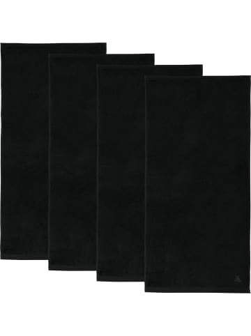 Erwin Müller Frottier Duschtuch 4er-Pack Heidenheim in schwarz
