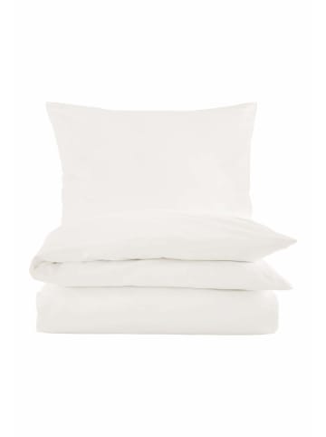 Hessnatur Satin Bettwäsche-Set in naturweiss